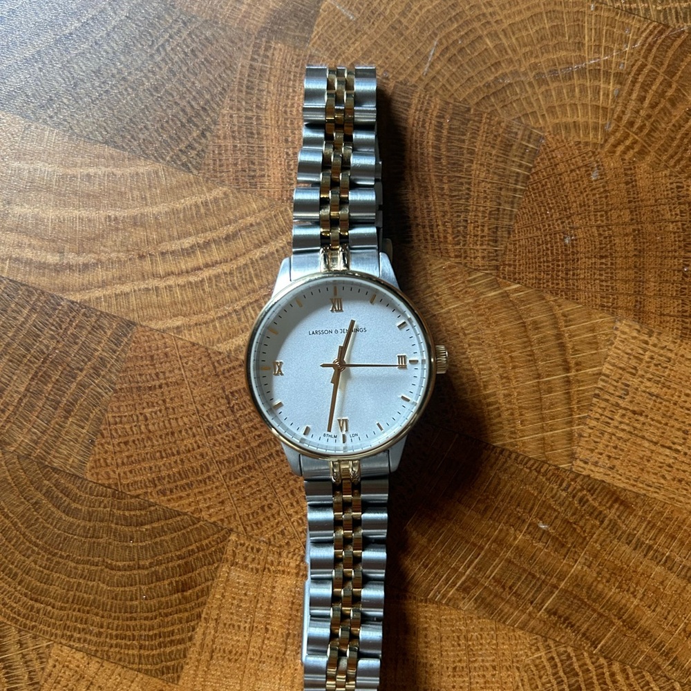 Larsson and Jennings Silver and Gold Watch